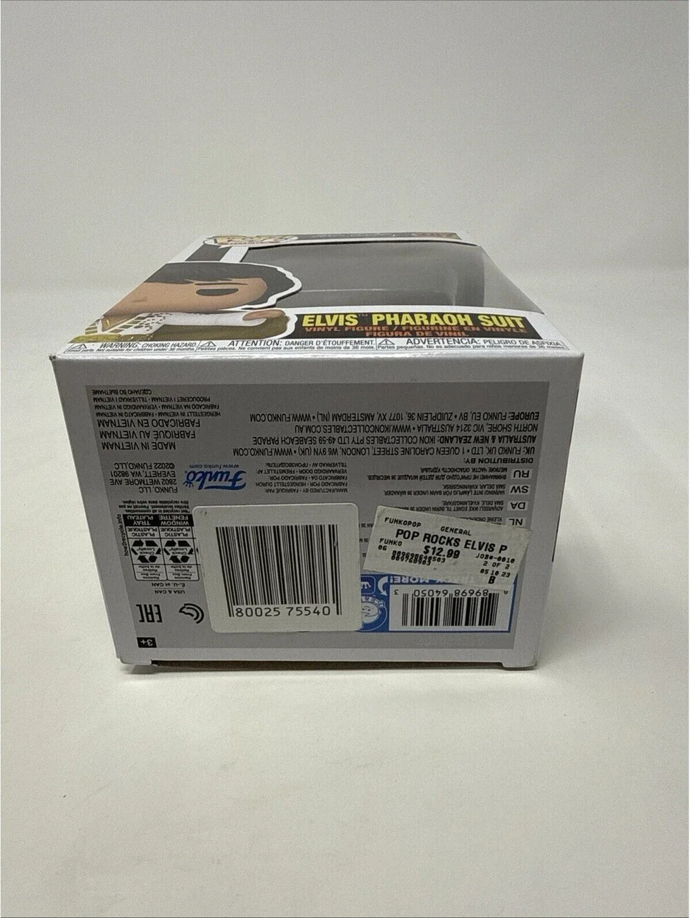 Funko POP! Rocks ELVIS PRESLEY PHARAOH SUIT #287 with Box Protector